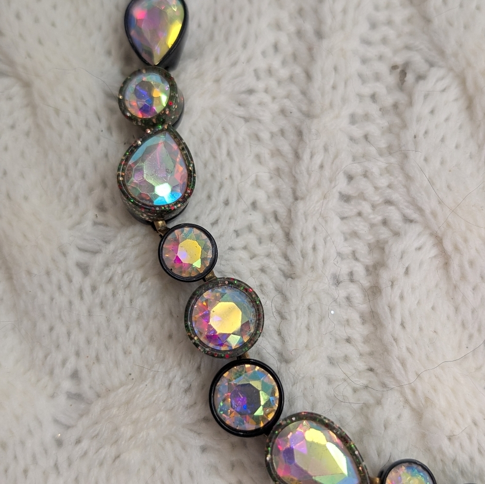 J.Crew Brulee Iridescent Sea Glass Necklace - Picture 3 of 10